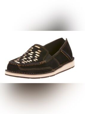 Ariat Black Suede cruiser weave with gold